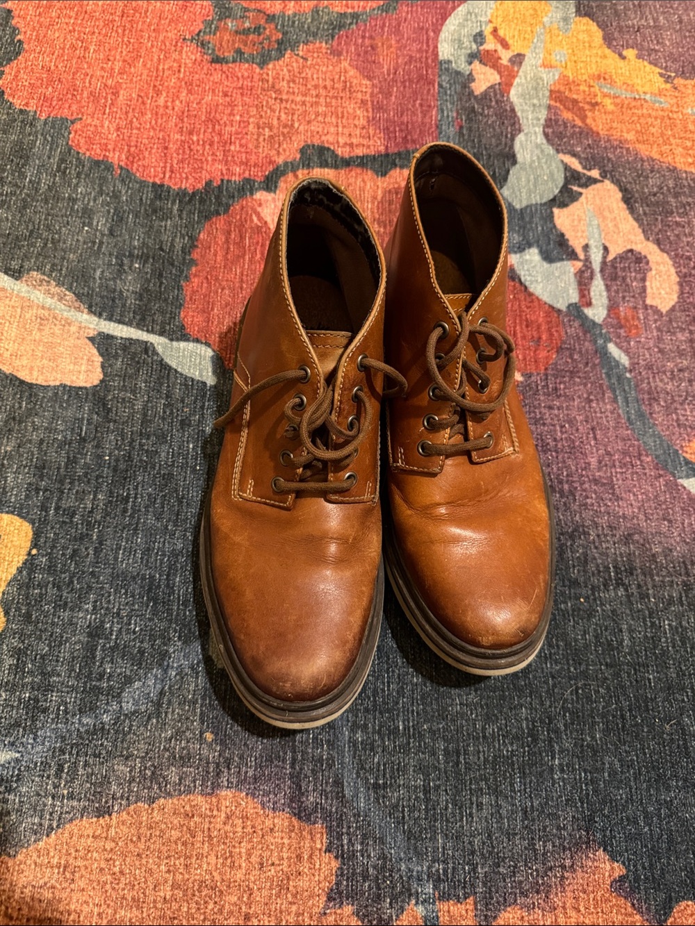 Clarks Men's Tan Leather Chukka Boots